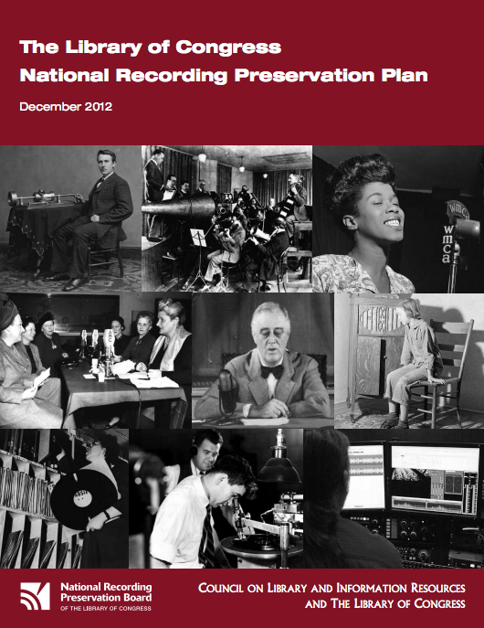 Cover image of the National Recording Preservation Plan
